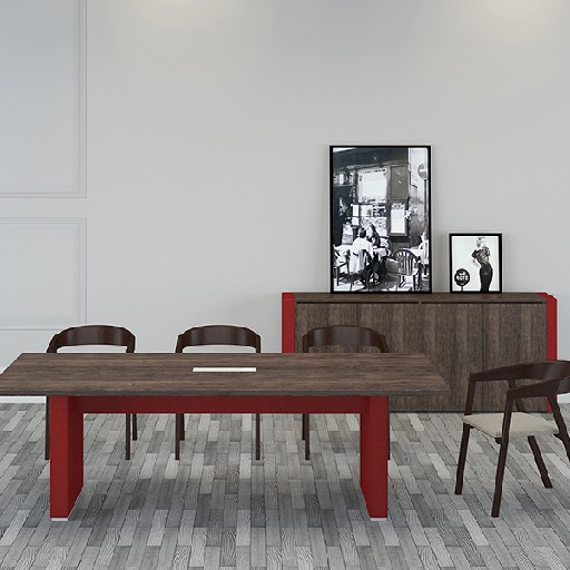 ARCO 3.6米油漆会议桌_贴皮会议桌